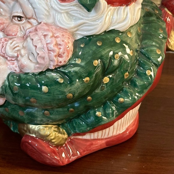 🎄🌟HP🌟VTG 1989 Fitz & Floyd Christmas Old World Elf Ceramic Pitcher - Picture 7 of 15